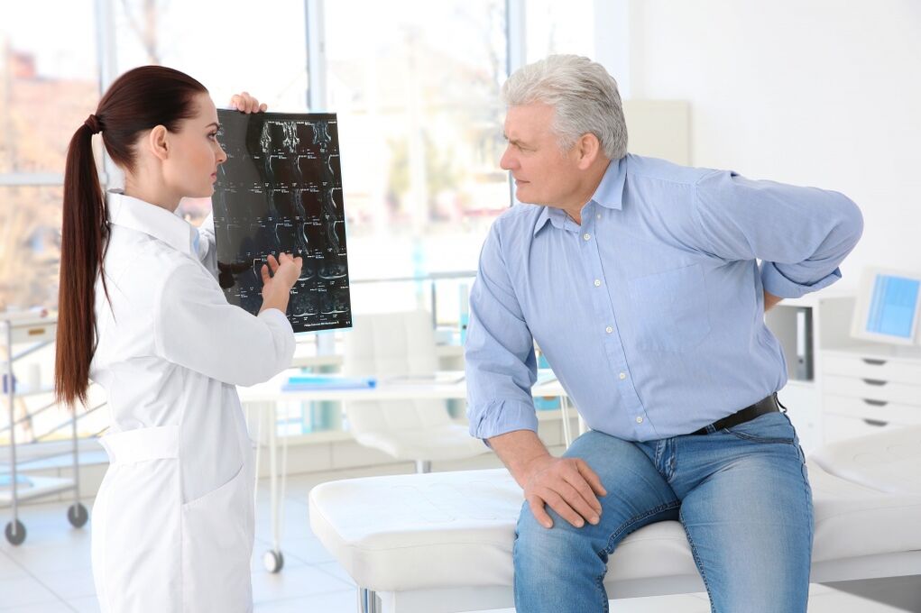 Osteochondrose der Brustsäule