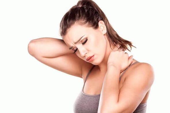 Nackenschmerzen mit Osteochondrose der Wirbelsäule